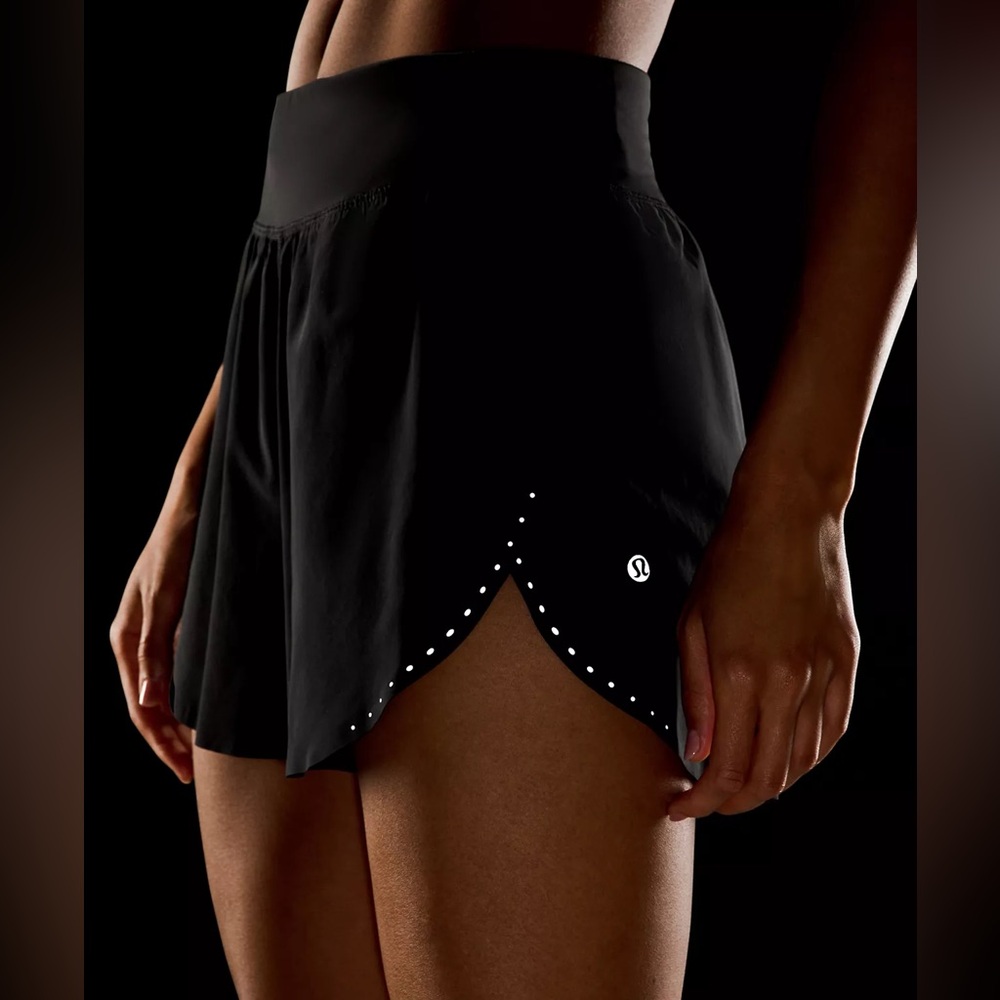 NWT Lululemon Fast and Free Reflective High-Rise Classic-Fit Short 3" size 0